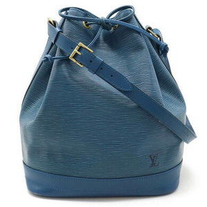 Louis Vuitton Epi Noe drawstring Shoulder Bag leather Toledo Blue
